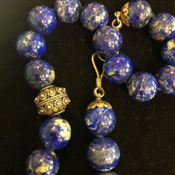 Lapis Beaded Necklace - Picture 4 of 4